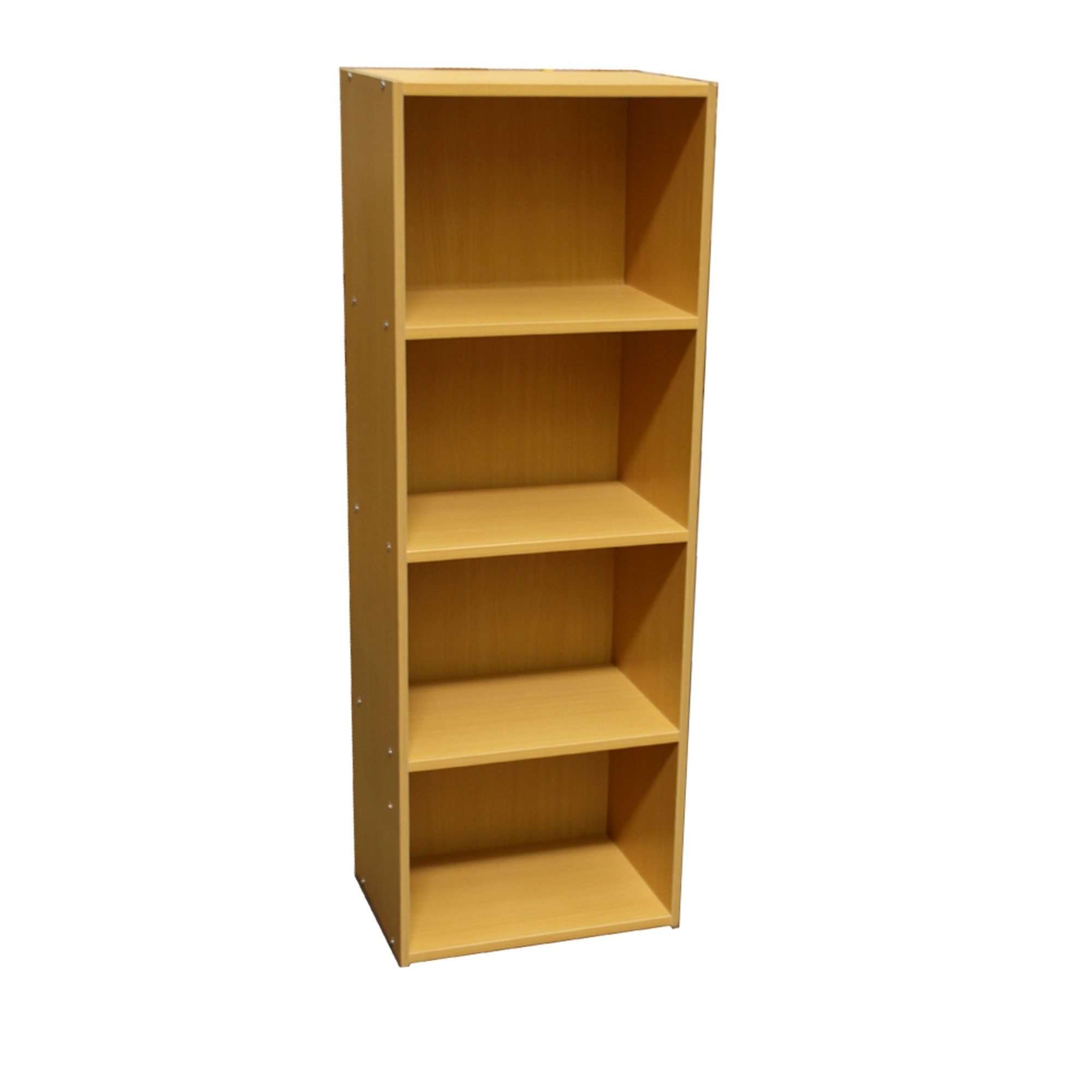 Standard Natural Four Shelf Book Shelf