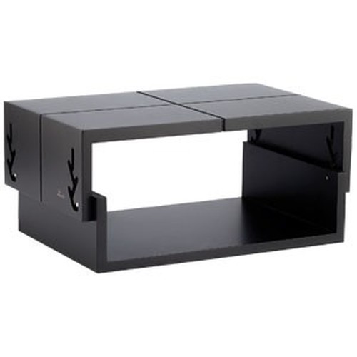 Black Adjustable Five Level Ergonomic Monitor Stand