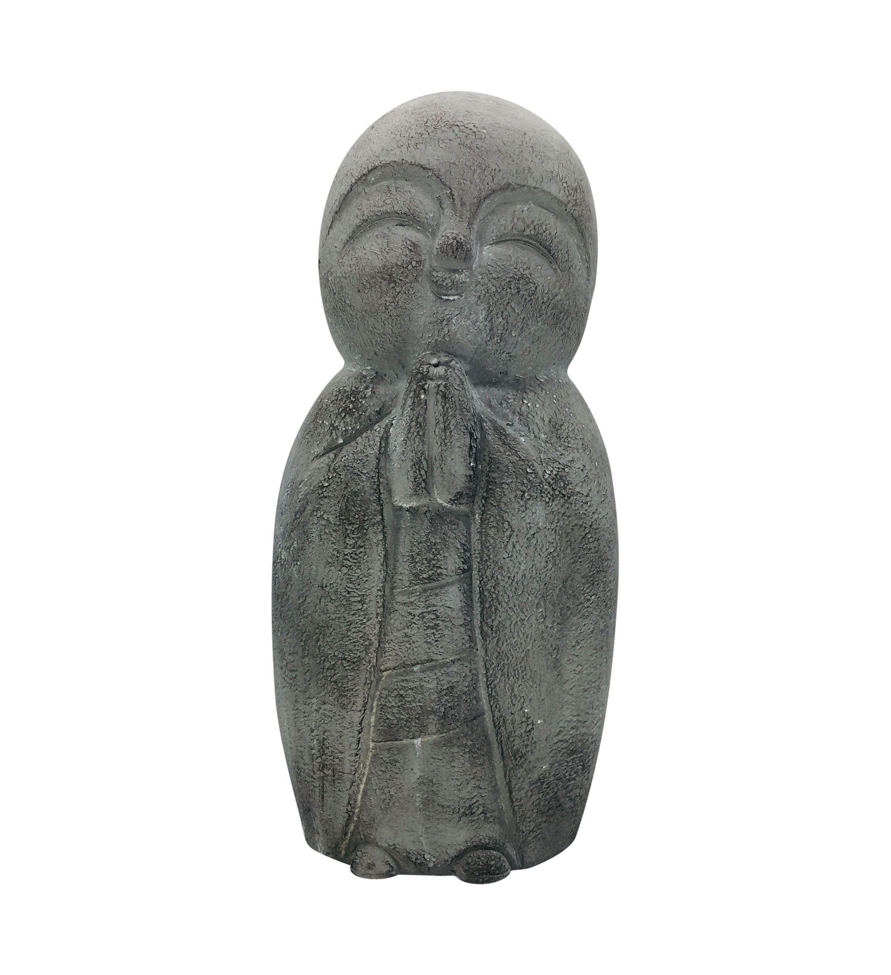 23" Praying Monk Indoor Outdoor Statue