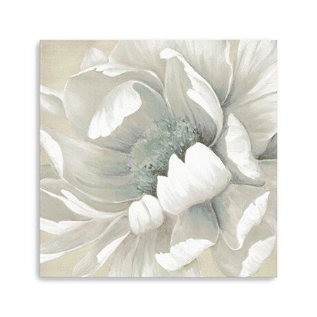 30" Soft Winter Flower in Bloom Canvas Wall Art