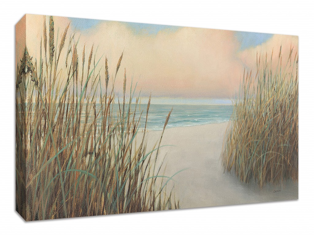 36" Natural Beach Trail Giclee Print on Gallery Wrap Canvas Wall Art