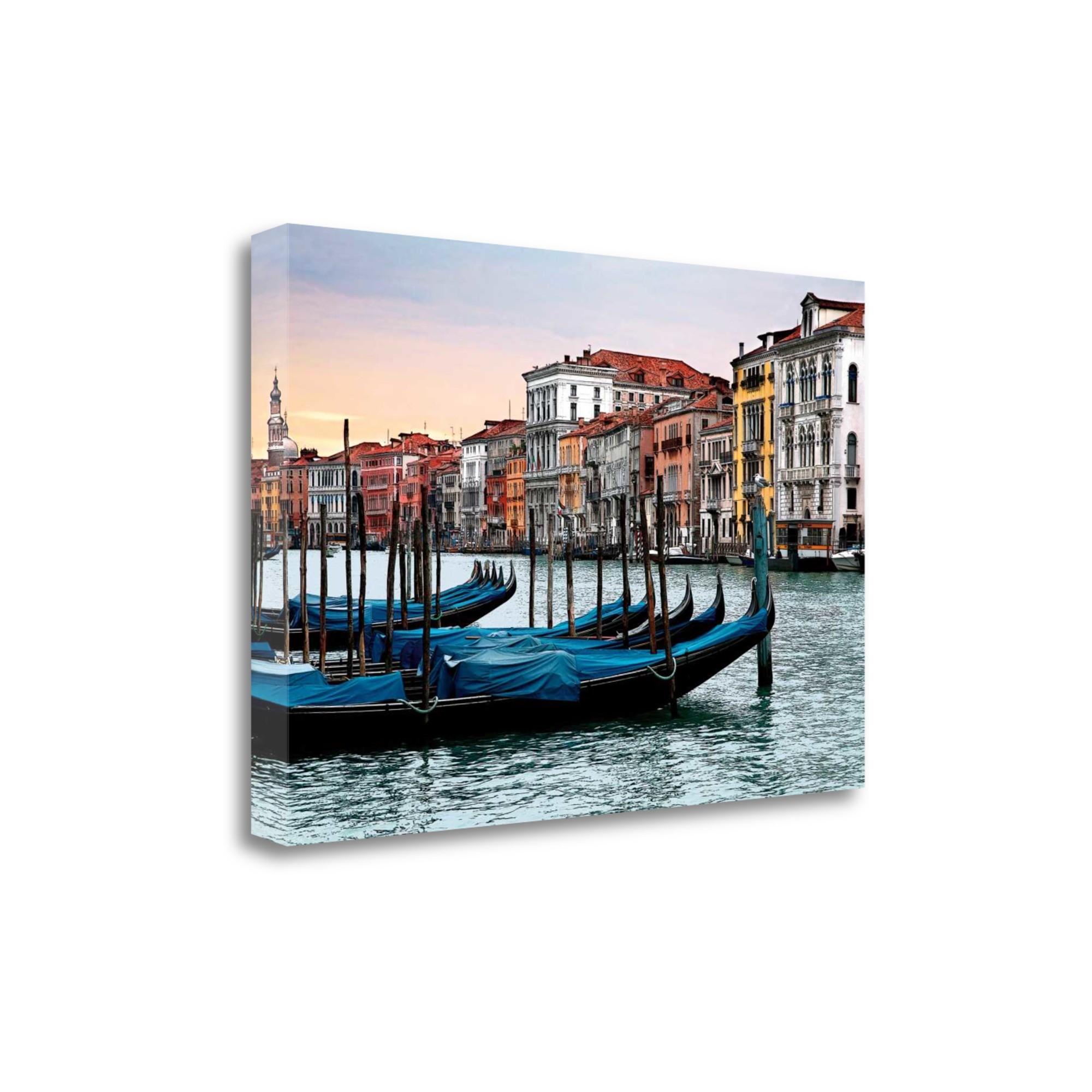 47" Venice Italy Sunset View 5 Giclee Wrap Canvas Wall