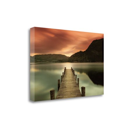 47" Gorgeous Sunset over the Lake Giclee Wrap Canvas Wall Art