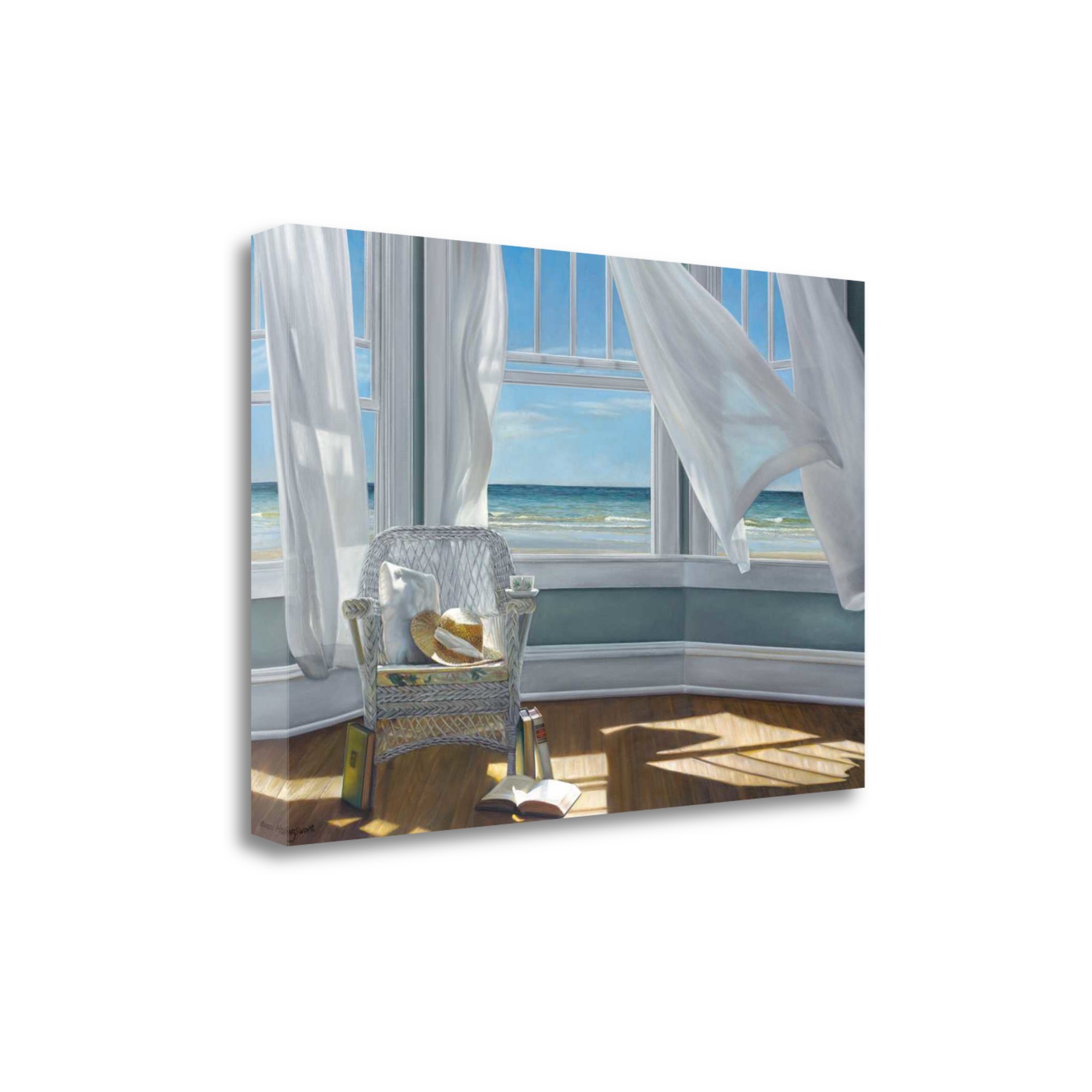 Reading Spot With Beach View 5 Giclee Wrap Canvas Wall Art