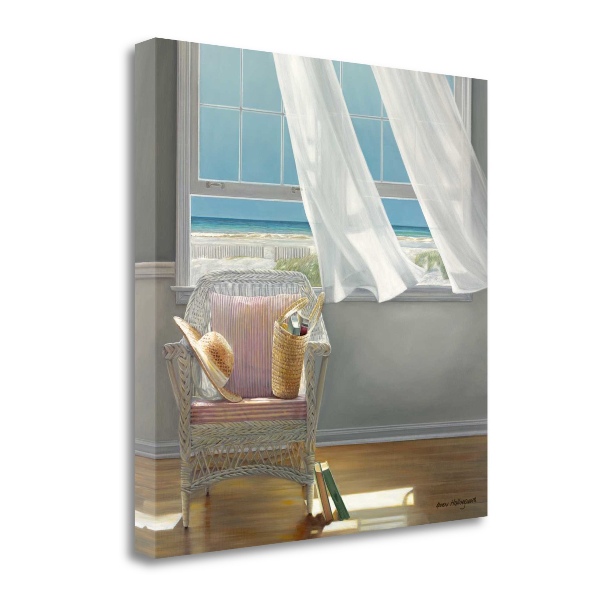 Relaxing Corner at Beach House 4 Giclee Wrap Canvas Wall Art