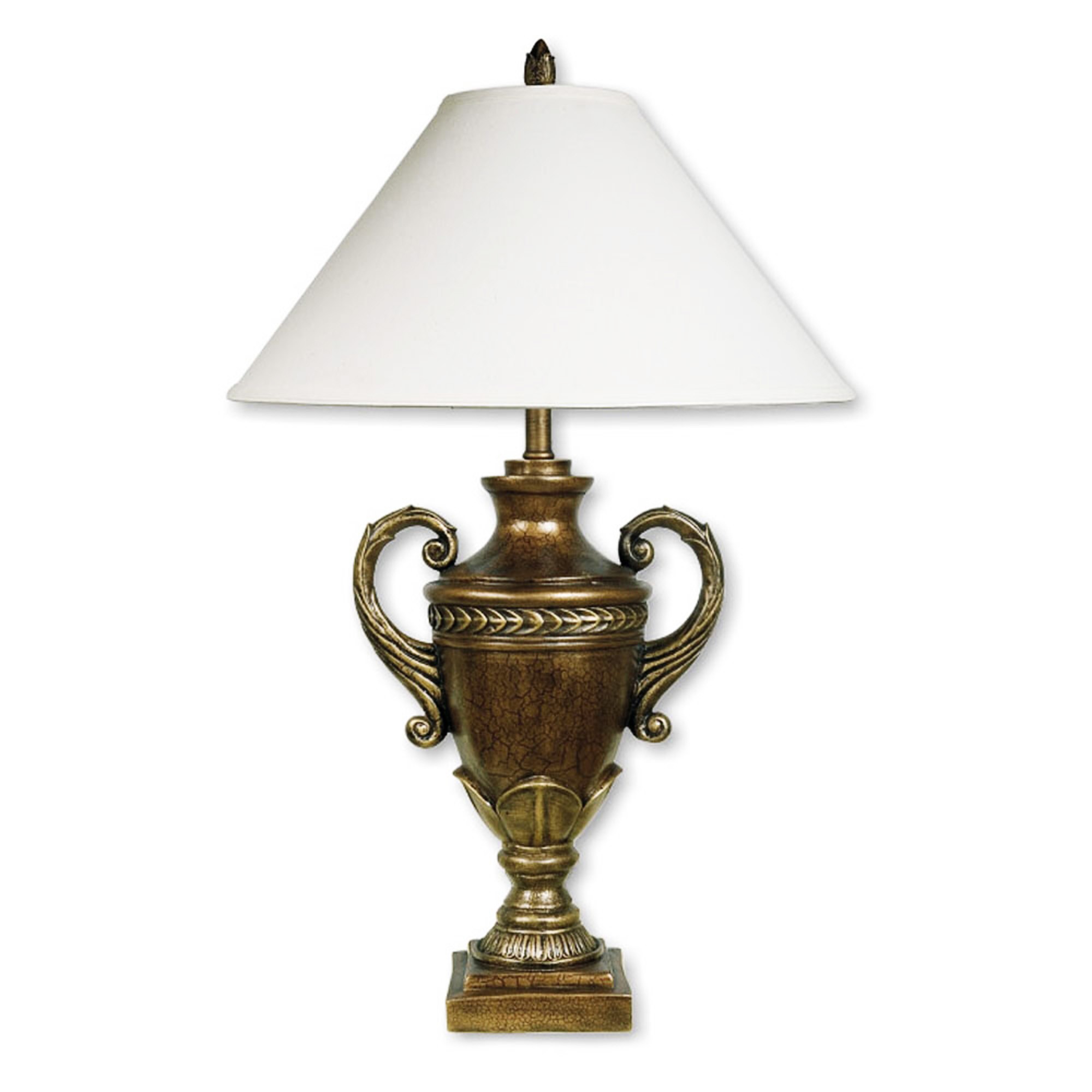 Antique Gold Trophy Table Lamp