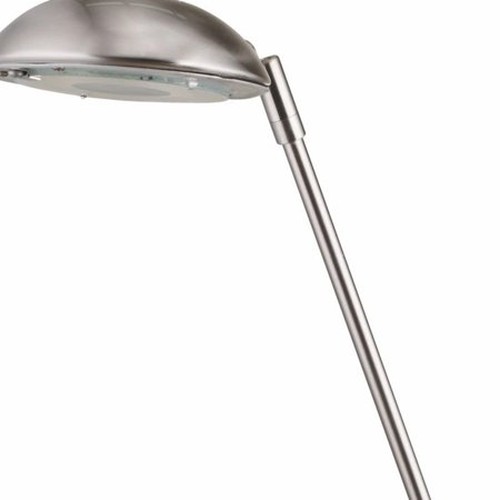 Minimalist Silver Swing Arm LED Table Lamp