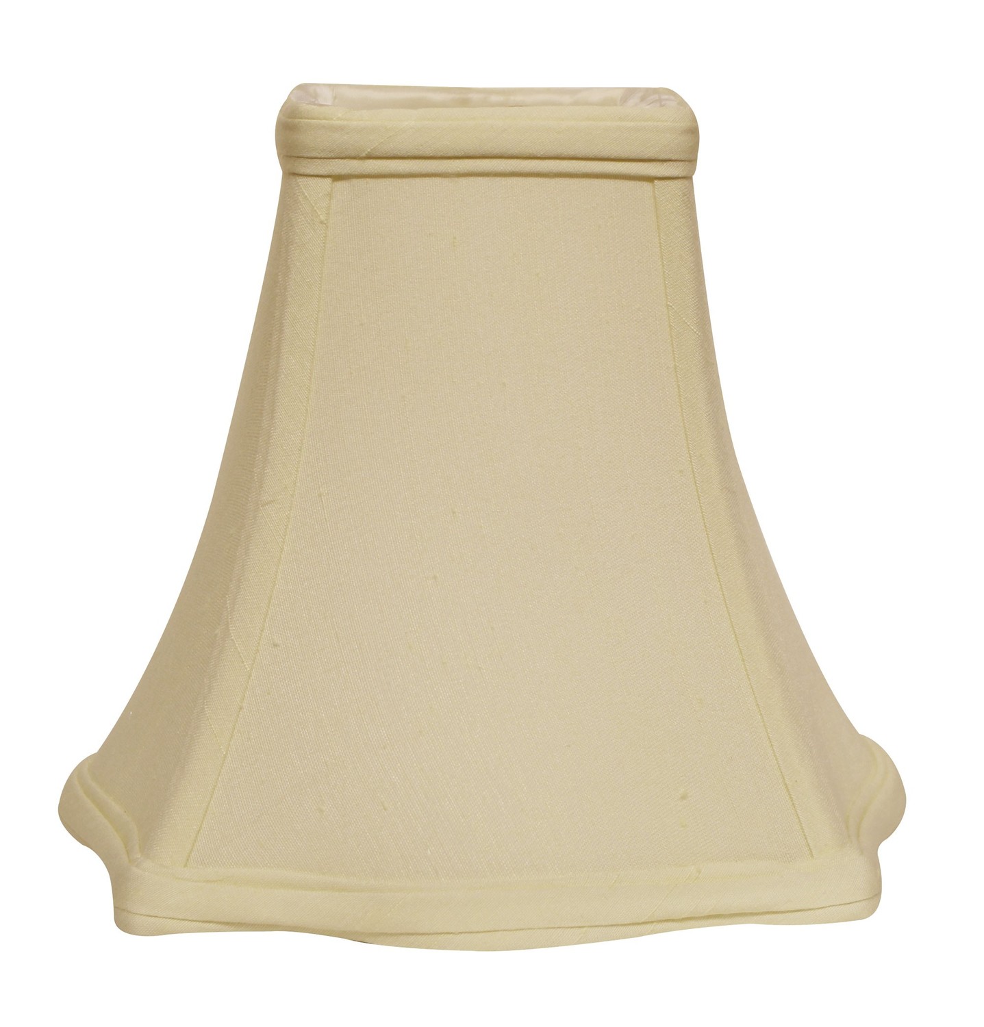 8" Ivory Premium Square Monay Shantung Lampshade