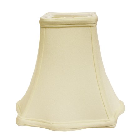 14" Ivory Premium Square No Slub Lampshade