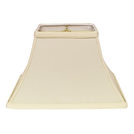 16" Ivory Rectangle Bell No Slub Lampshade