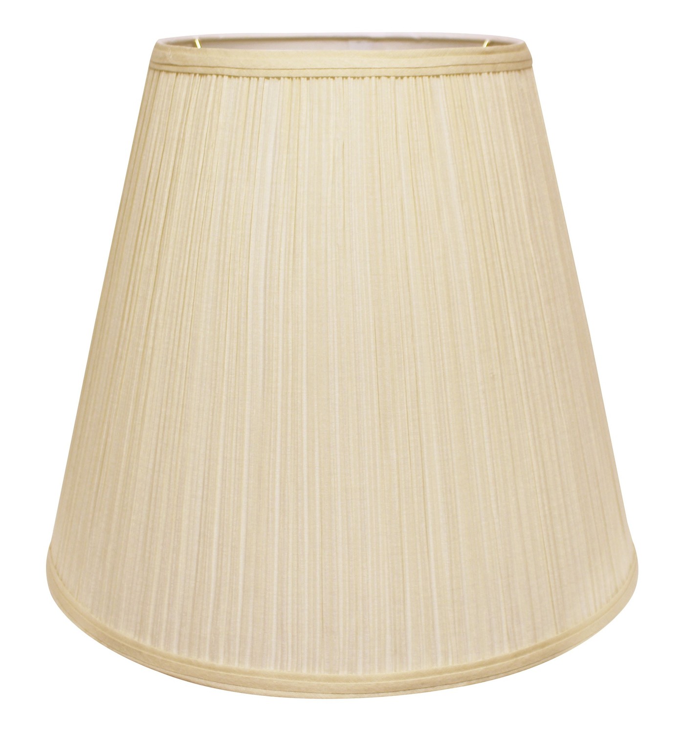 16" Ivory Deep Empire Broadcloth Lampshade