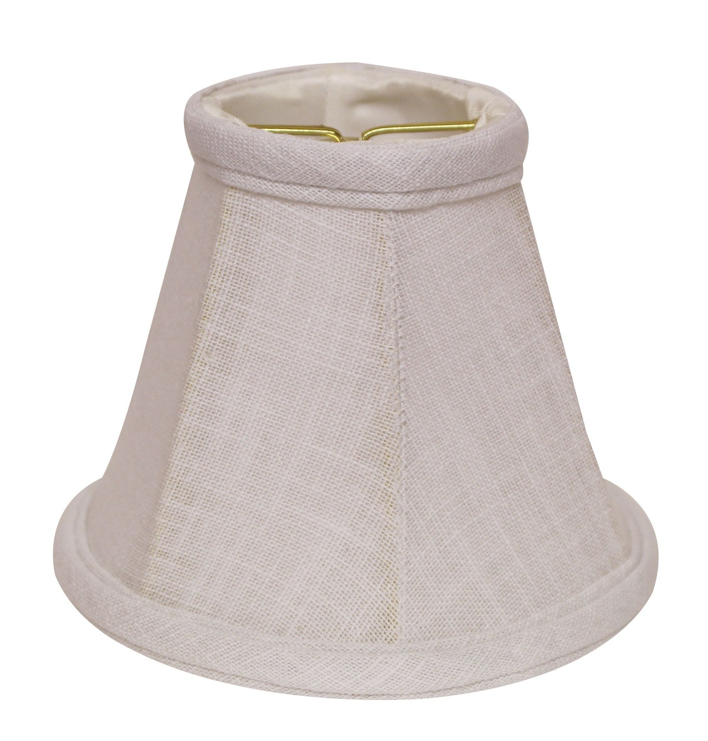 6" White Premium Set of 6 Chandelier Linen Lampshades