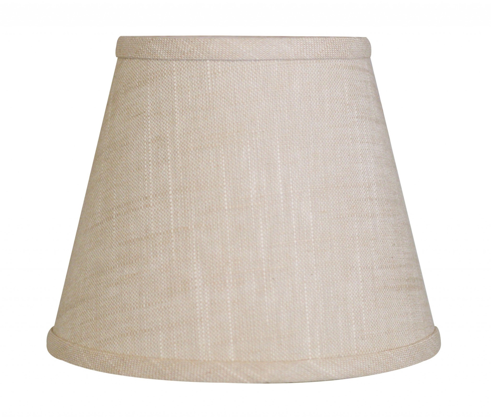 8" Light Wheat Hardback Empire Linen Lampshade