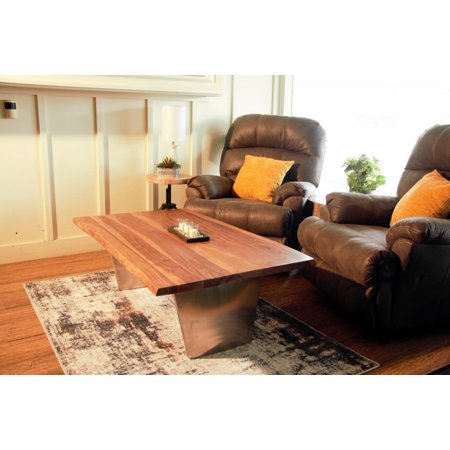 31 Rustic Brown Mango Wood Live Edge Coffee Table