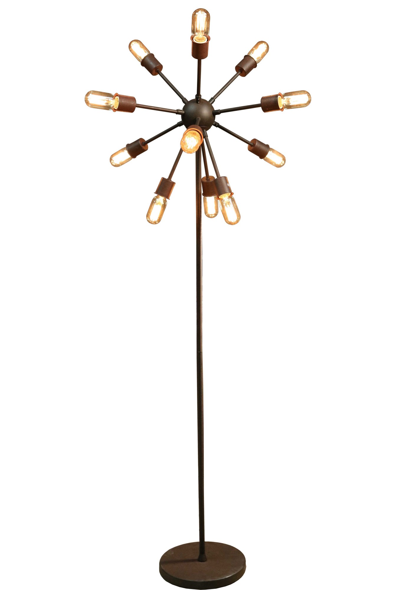 Marguirite 12-light Antique Bronze 16-inch Edison Floor Lamp with Bulbs