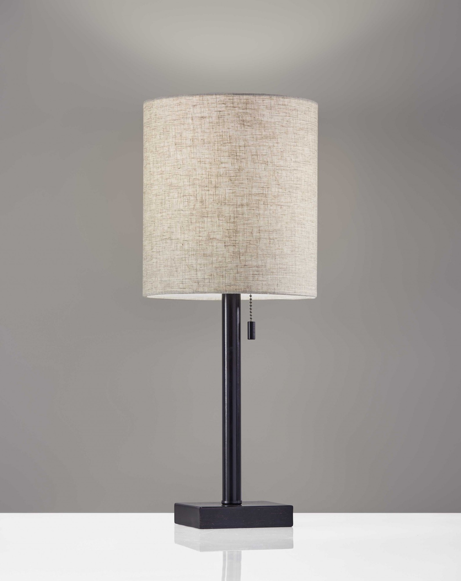 9" X 9" X 22" Bronze Metal Table Lamp