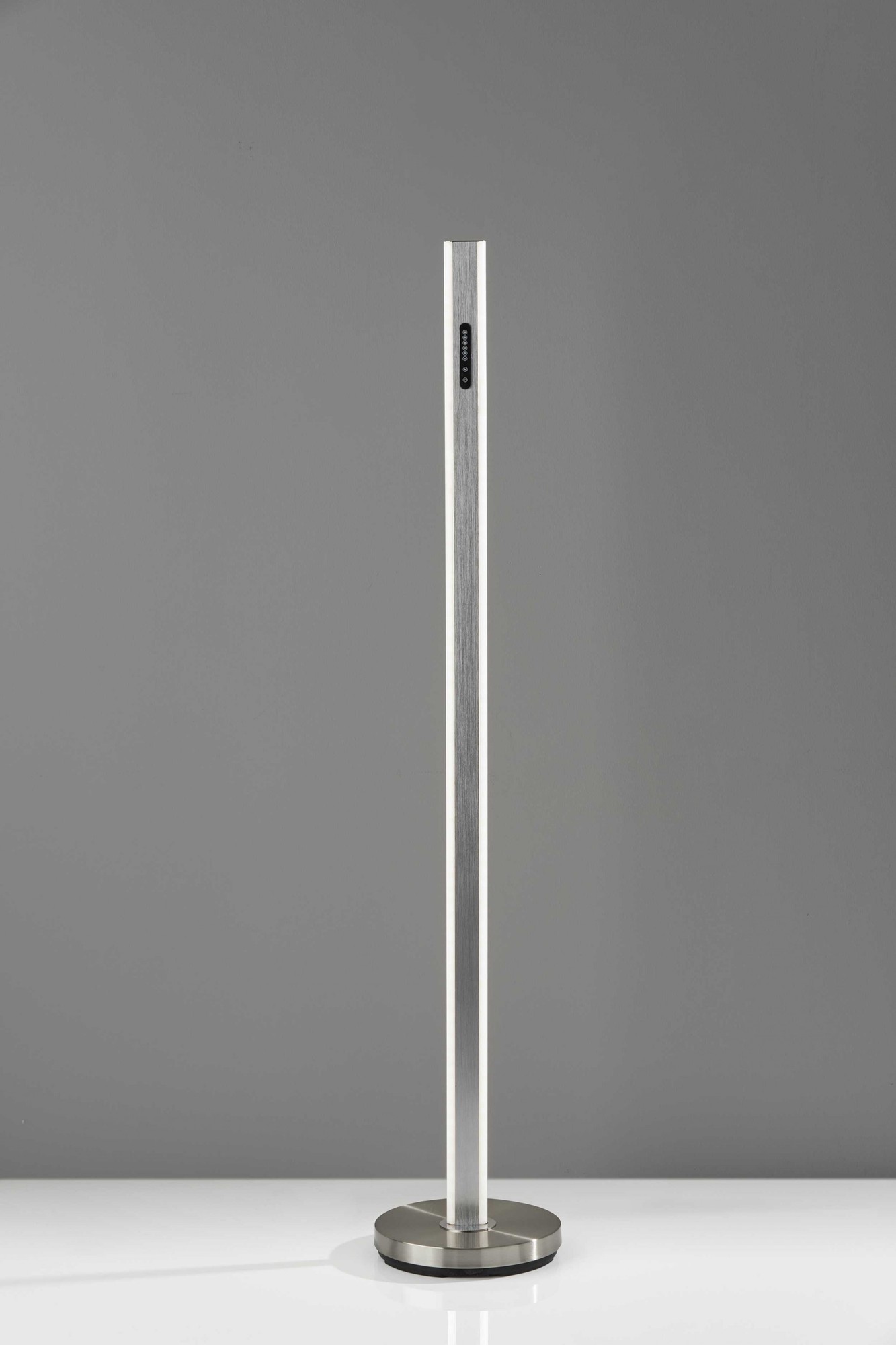 9.5" X 9.5" X 48.5" Brushed steel Metal LED Wall Washer