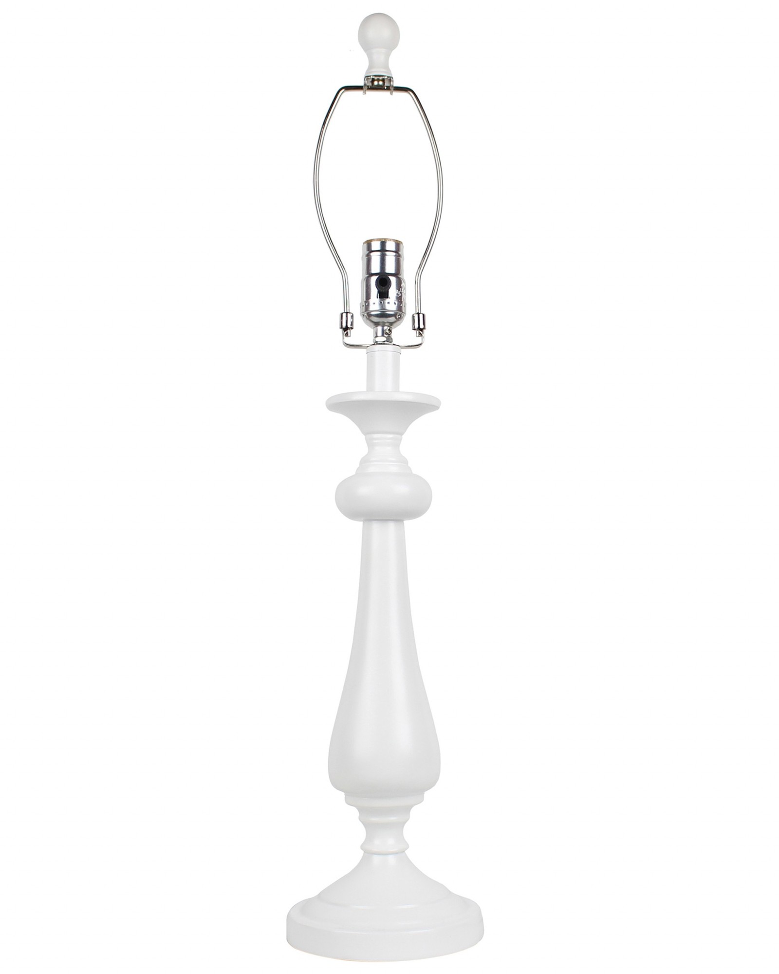White Table Lamp Base Only