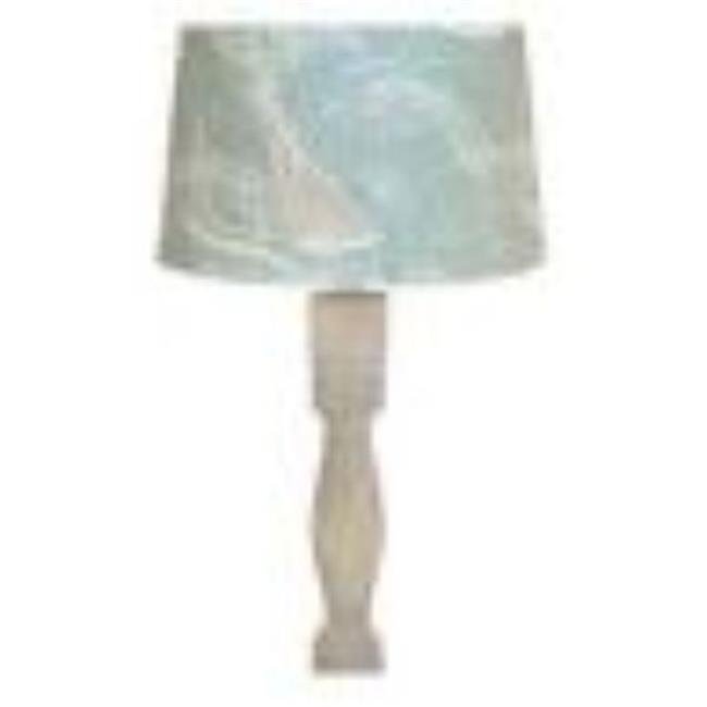 White Finish Table Lamp Base Only