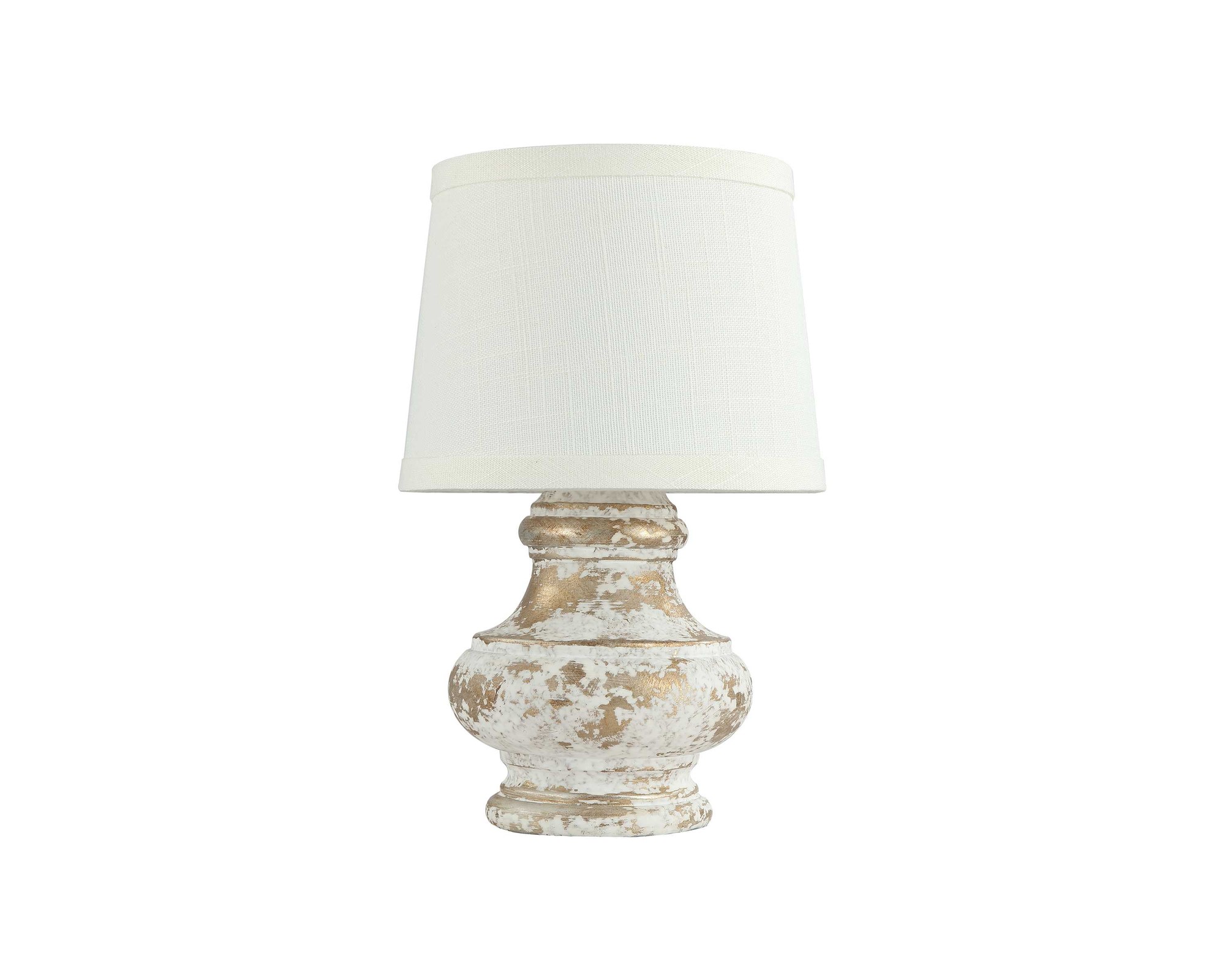 Classic Accent Lamp with White Shade