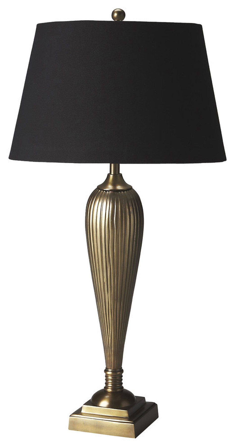 Camila Antique Brass Table Lamp
