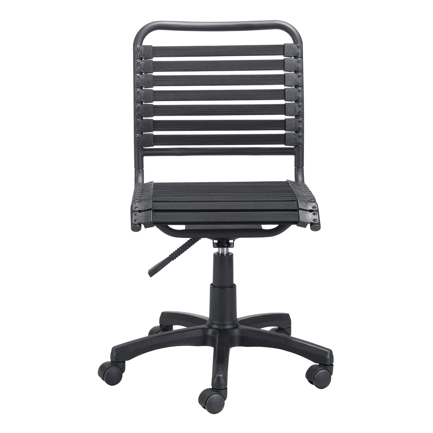 22.8" X 22.8" Black Rubber Core Cord Office Chair