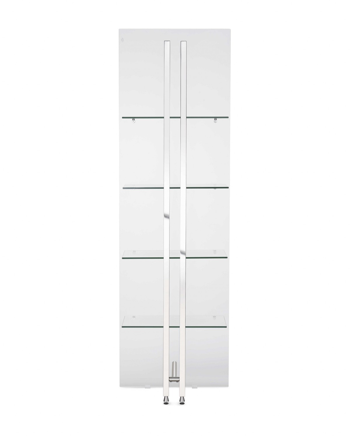 24" X 13" X 77" Back Glass Bookshelf