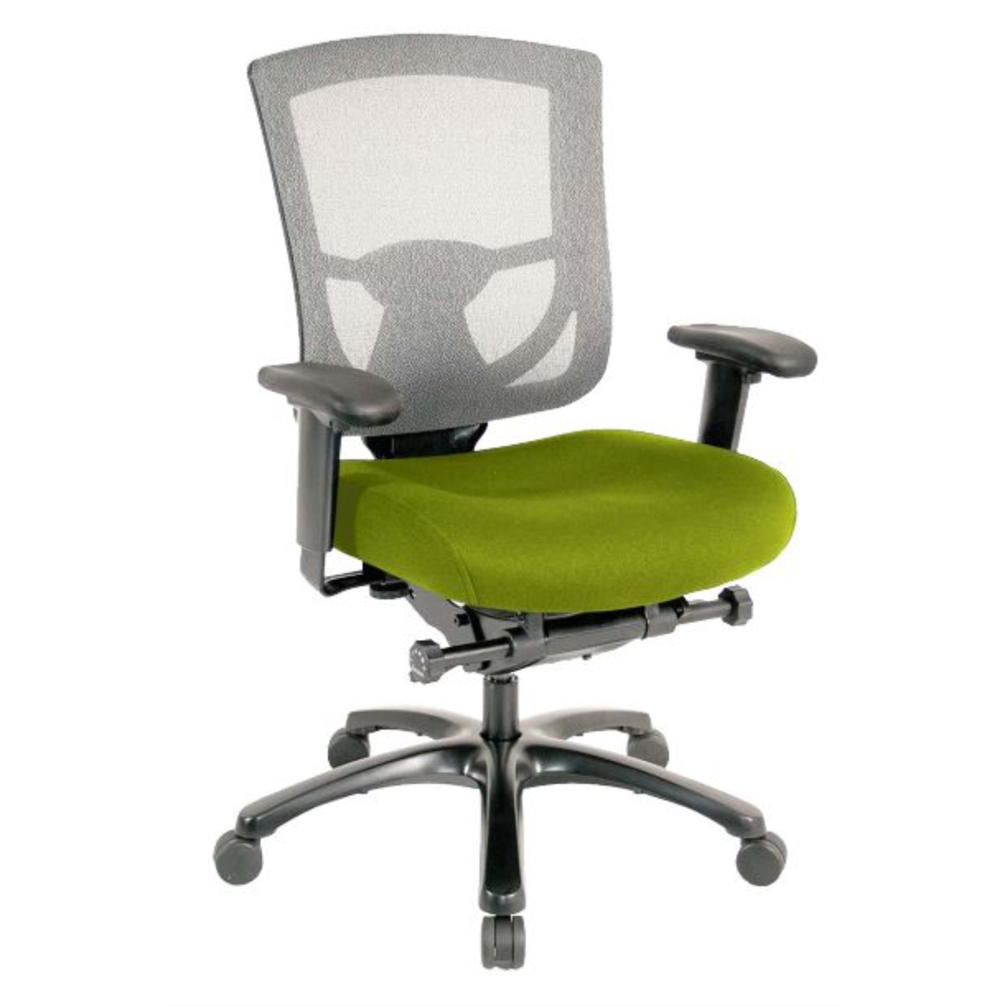 27.2" x 25.6" x 39.8" Green Mesh/Fabric Chair