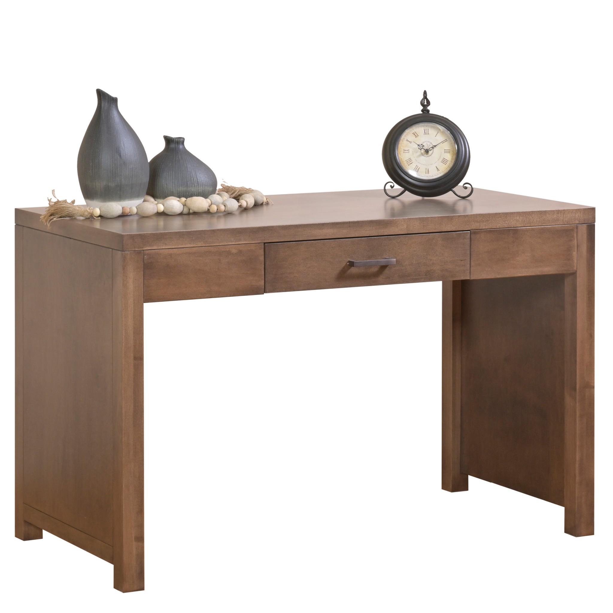 48" X 24" X 30.5" Cappuccino Wood Writing Desk