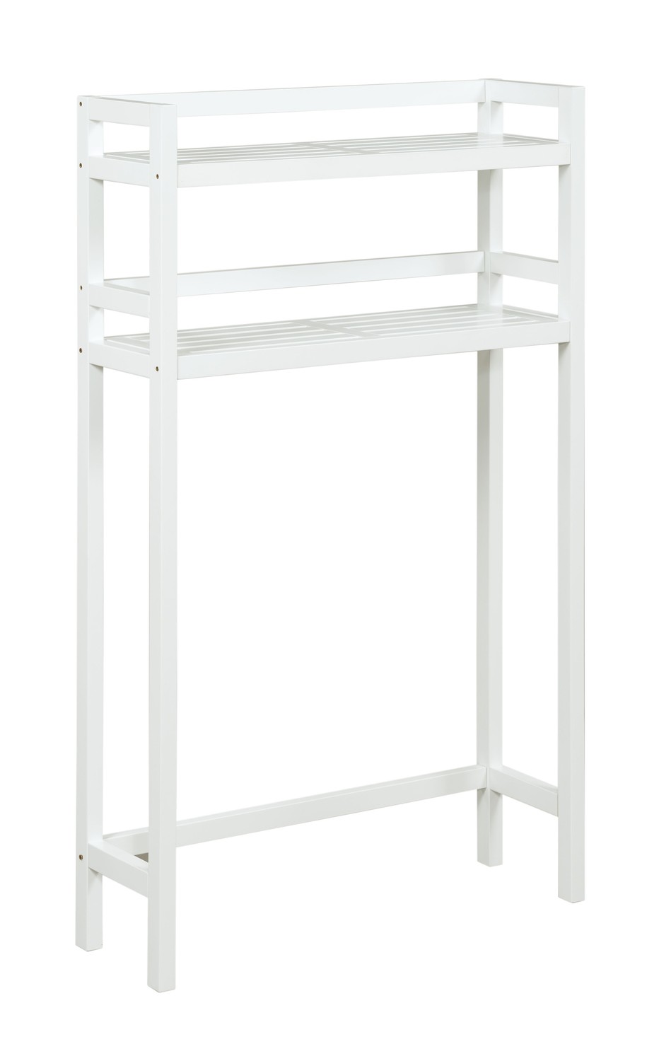 48" Bathroom Extra Storage with 2 Shelves in White