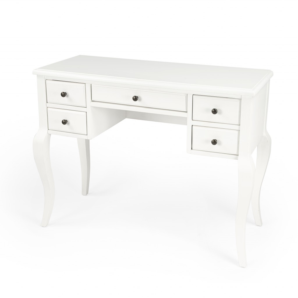 Cottage White Writing Desk