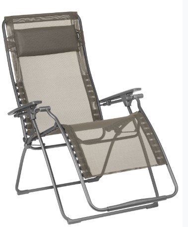 29.9" X 68.1" X 49.2" Graphite Powder Coated Recliner XL