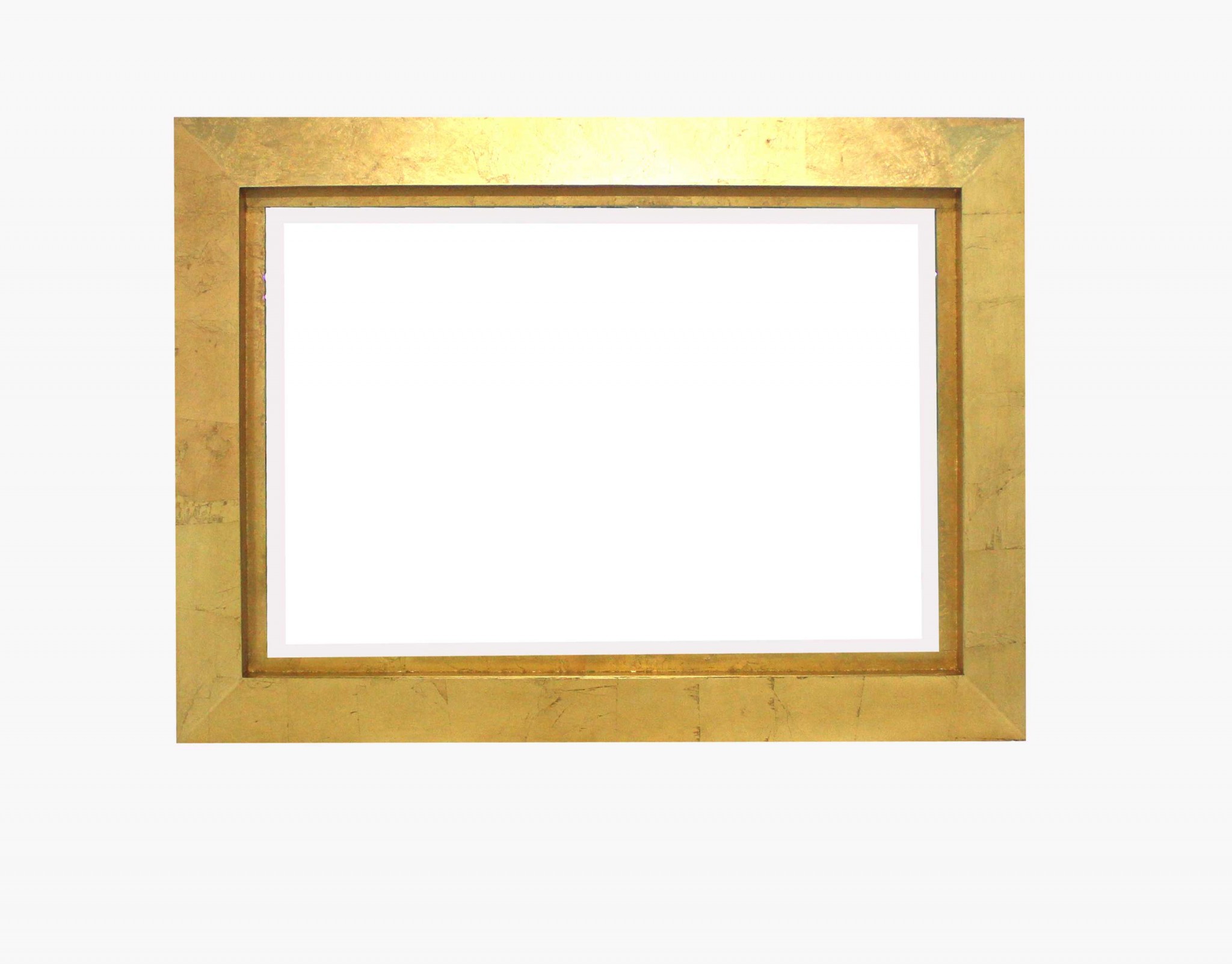 34" x 46" x 2.25" Gold Rectangular Cosmetic Mirror