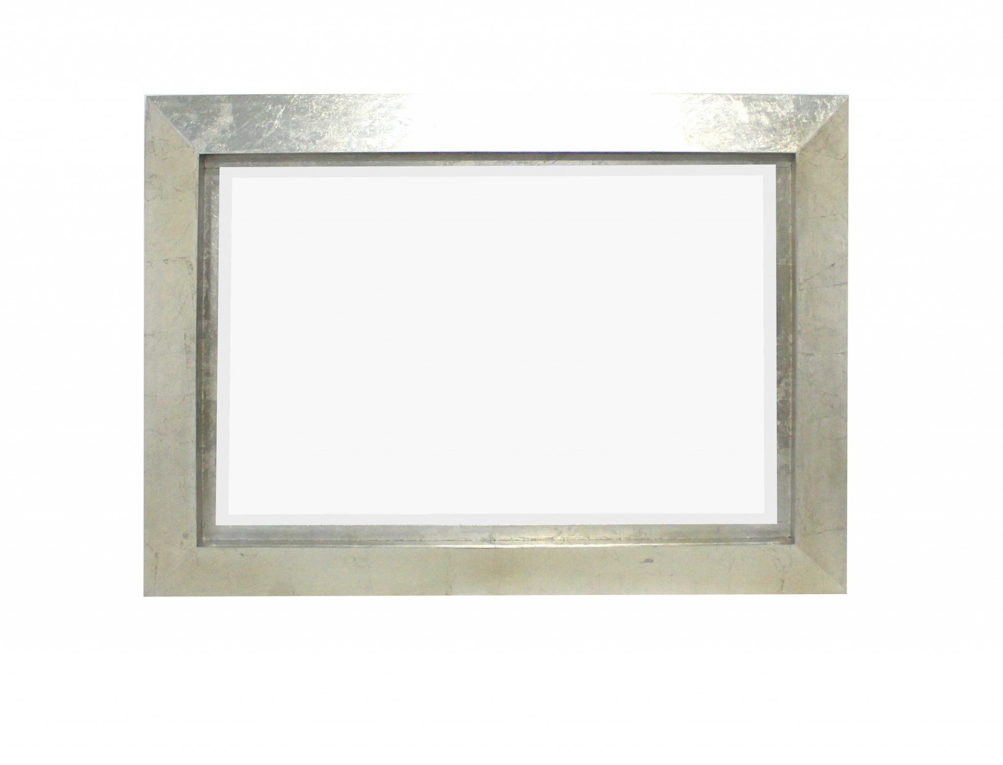 34" x 46" x 2.25" Silver Rectangular Cosmetic Mirror