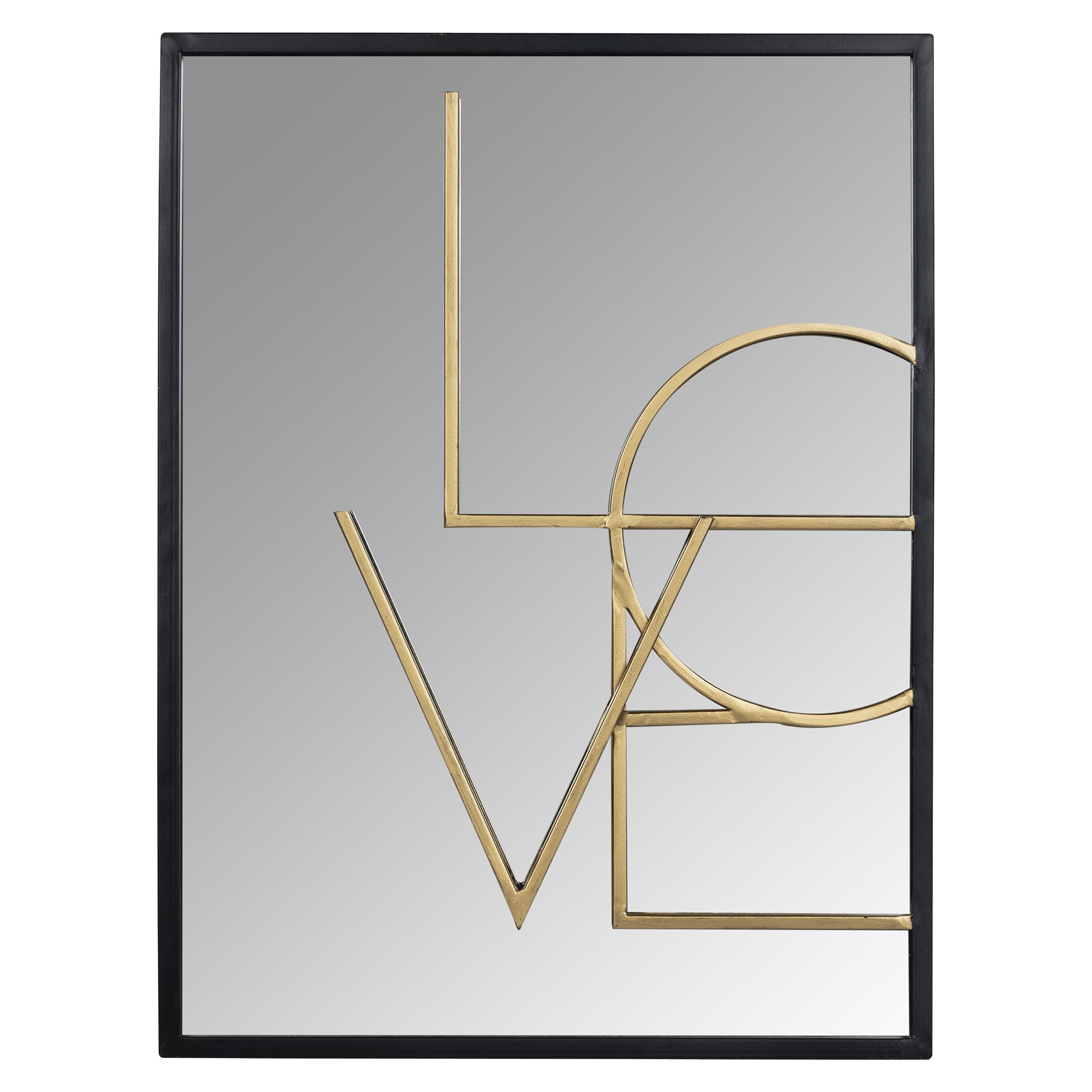 Stratton Home Decor Love Wall Mirror