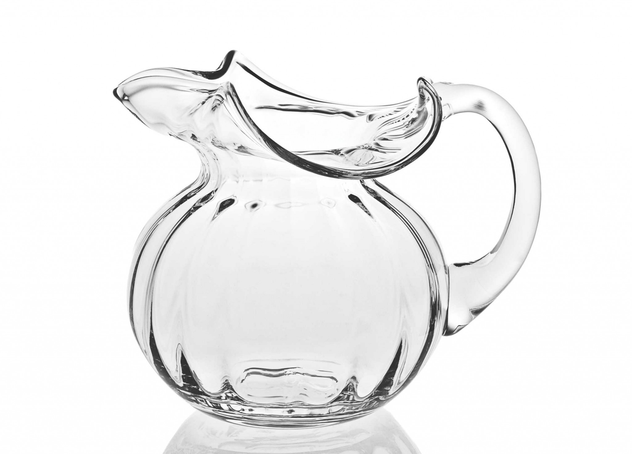 Mouth Blown Glass Pitcher - 42 oz