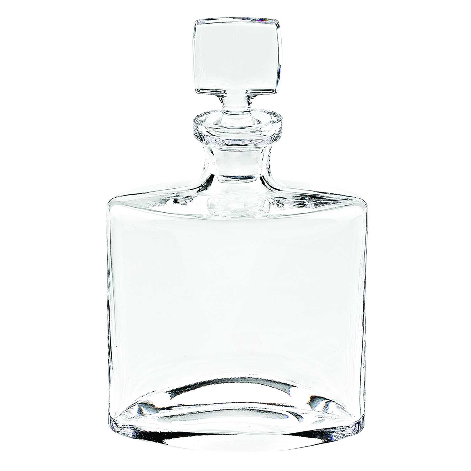 Mouth Blown European Crystal Lead Free Decanter 32 oz