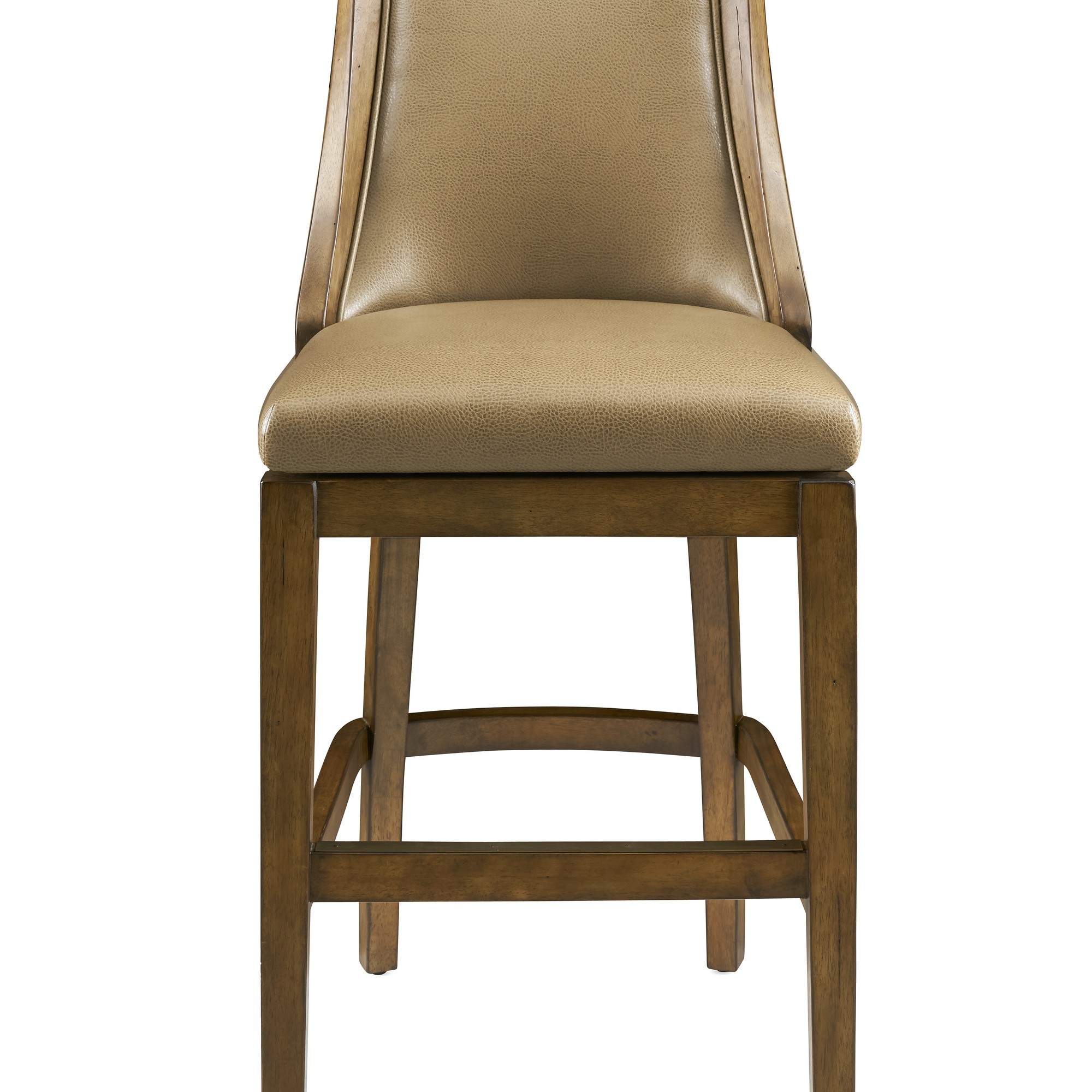 40" Honeysuckle Rubber Wood Bar Stool