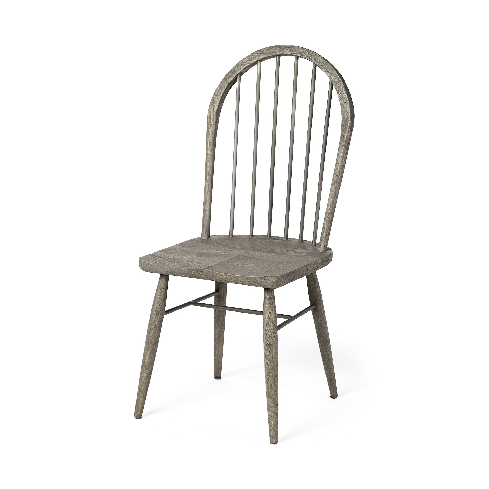 Solid Wood Grey Dining Chair