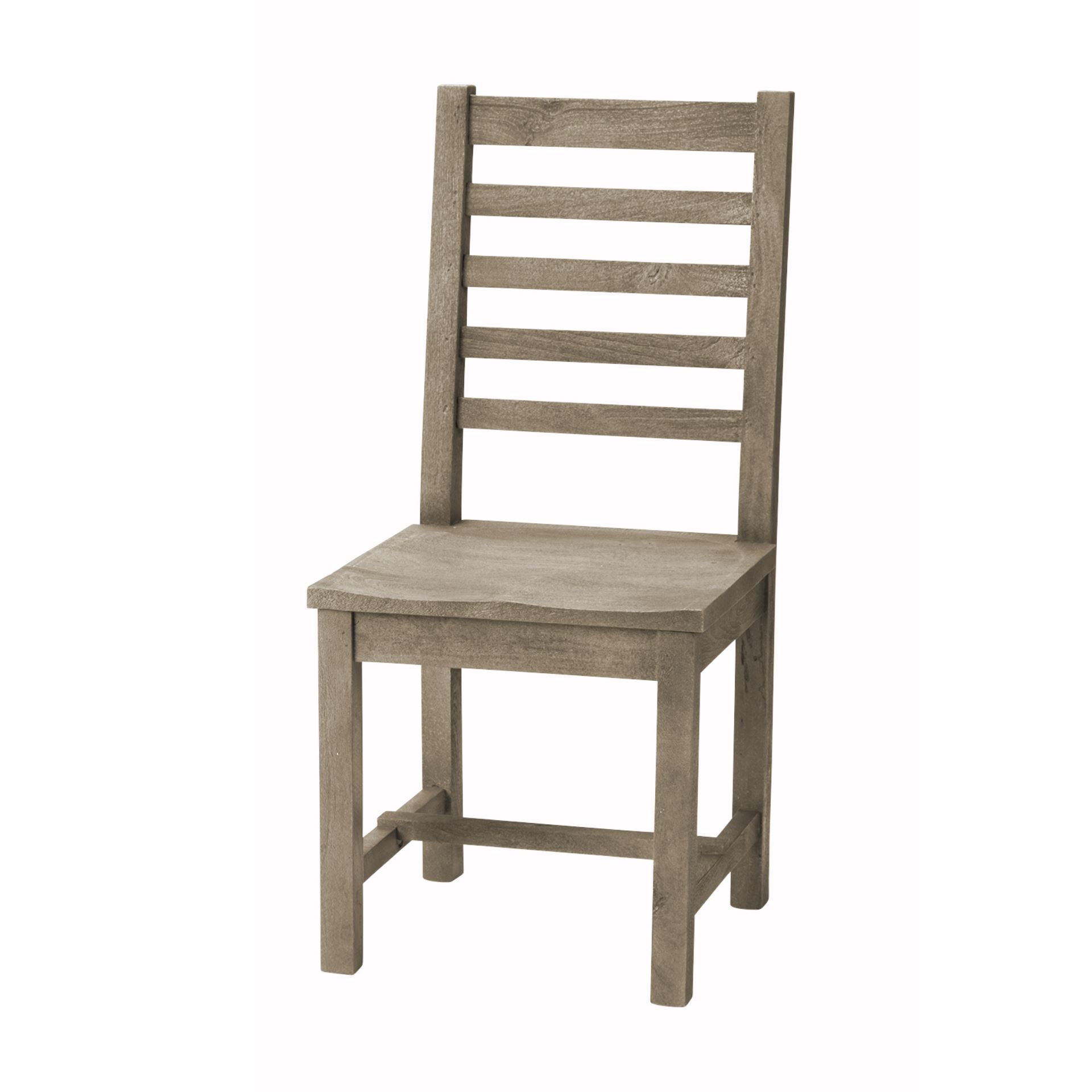 Brown Solid Wood Dining Chair