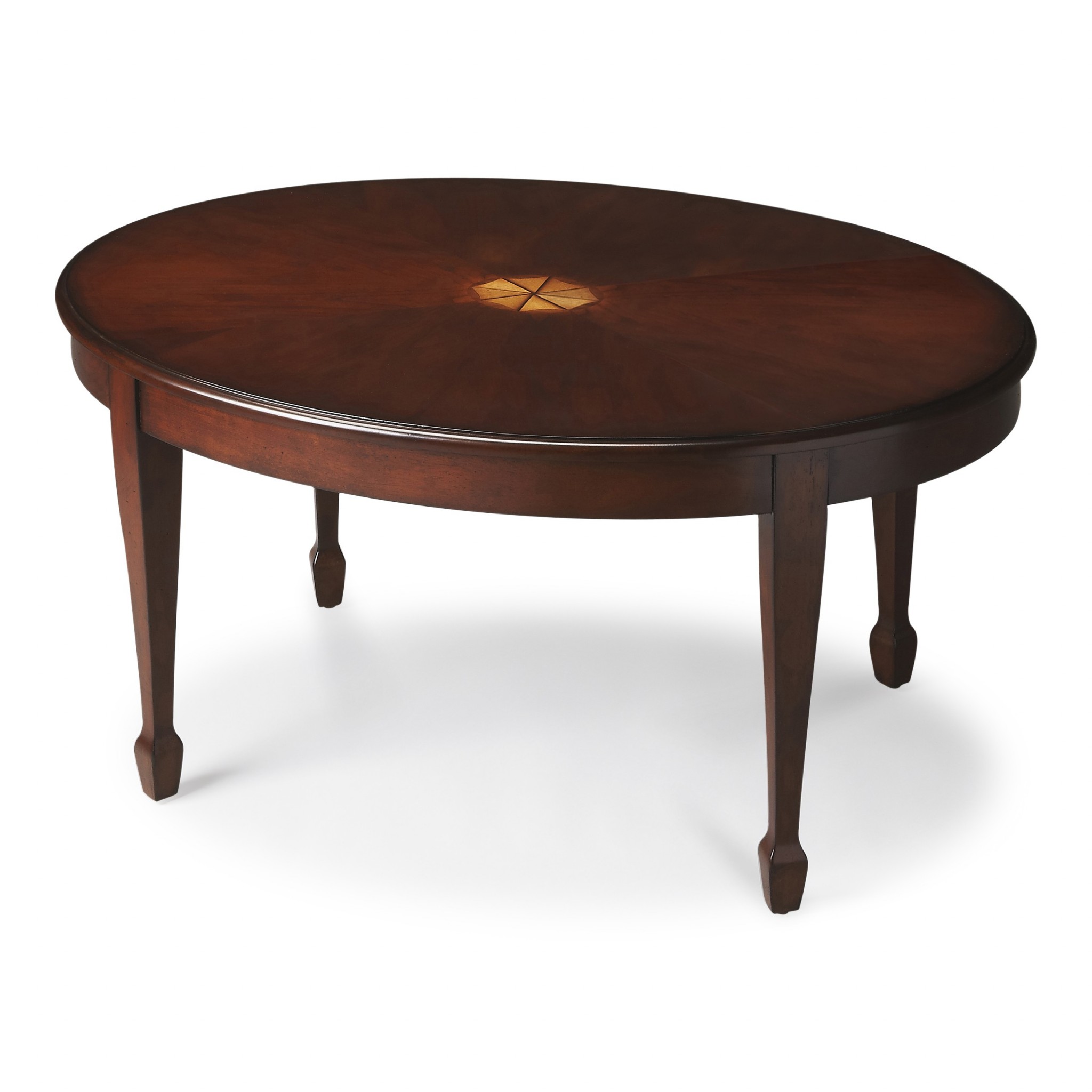 Clayton Plantation Cherry Oval Coffee Table