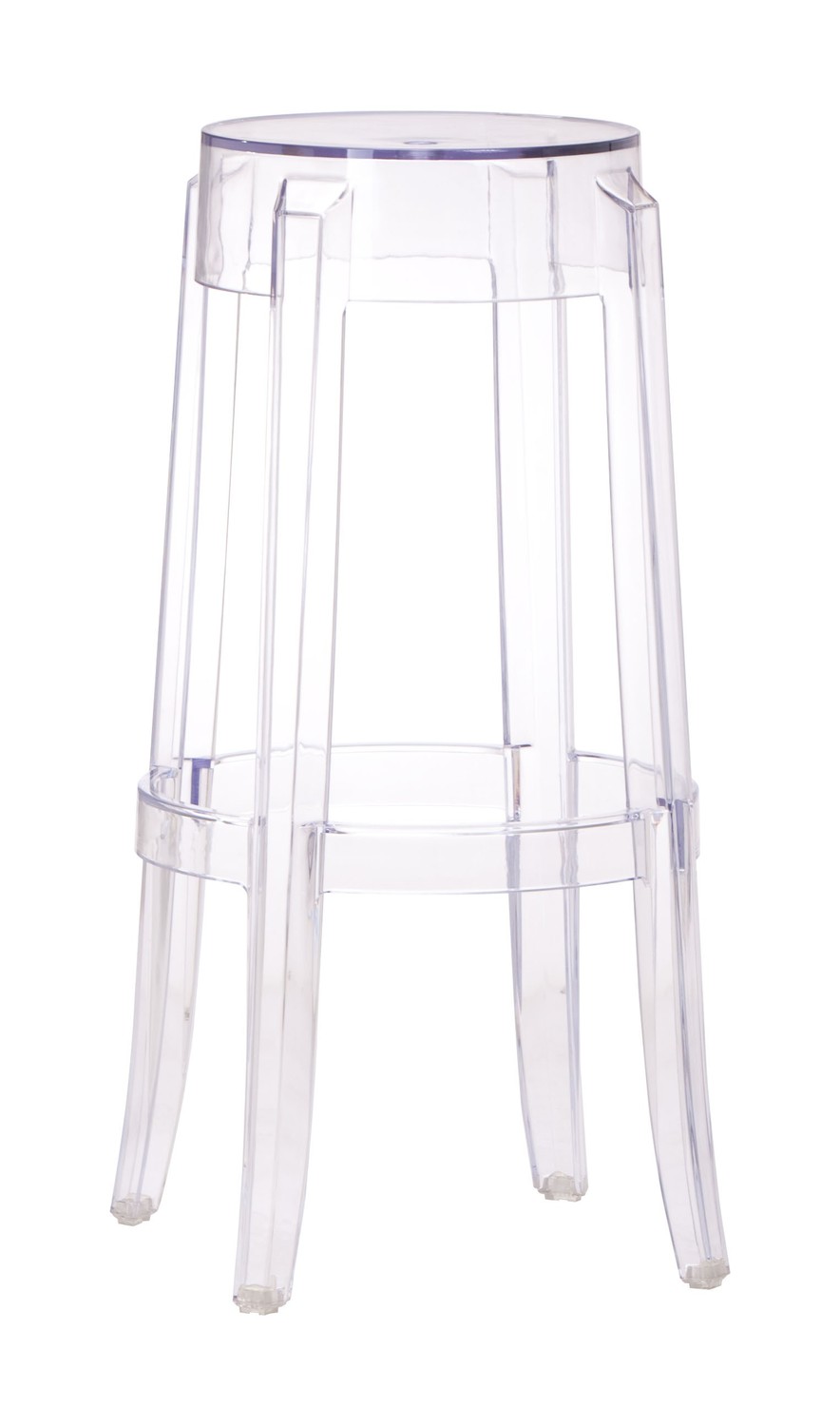 Modern Clear Plastic Barstool