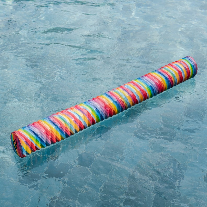 Deluxe Pattern Pool Noodle - Colorful Stripes