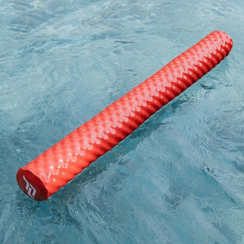 Deluxe Solid Color Pool Noodle - Wavy Swimming Pool Noodle - Red
