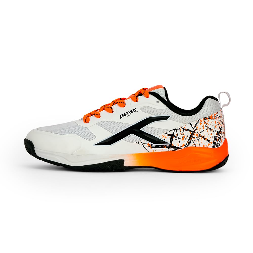 HUNDRED HBFS-2M098-2-10.0 SIZE 11 WHITE ORANGE SPORTS SHOES