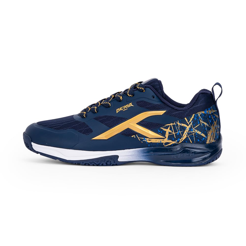 HUNDRED  HBFS-2M098-3-9.0 SIZE 10 NAVY GOLD SPORTS SHOES