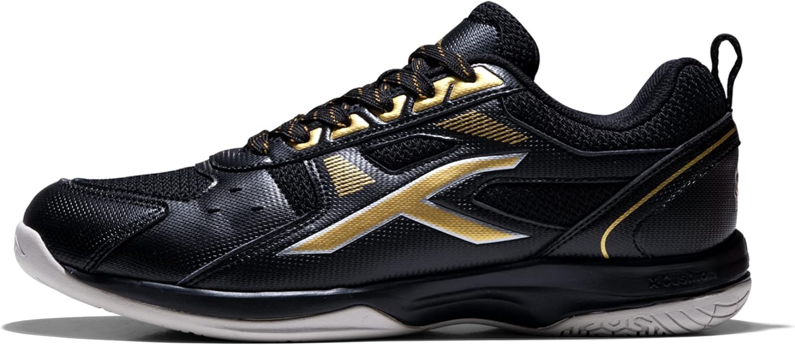 HUNDRED HBFS-2M153-1-6 BLACK GOLD SIZE 7 INDOOR SPORTS SHOES