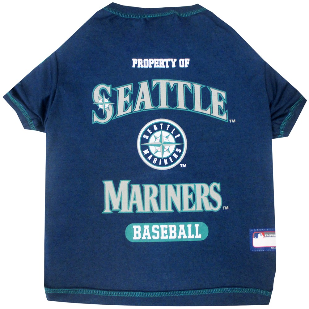 Seattle Mariners Dog Tee Shirt - Large