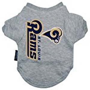 St Louis Rams Dog Tee Shirt - Large