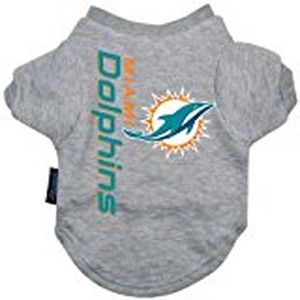Miami Dolphins Dog Tee Shirt - Large